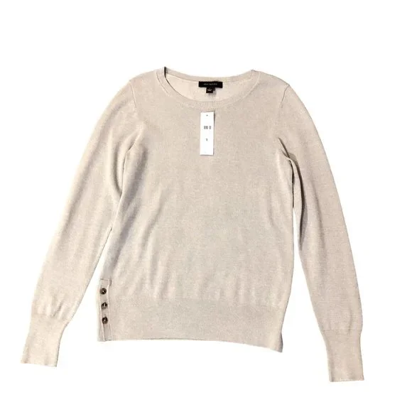 Ann Taylor Sweater Womens S NEW Gray Pullover - Picture 5 of 16